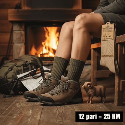 Mirisne Merino Vunene Čarape (12 pari) – – – slika 12