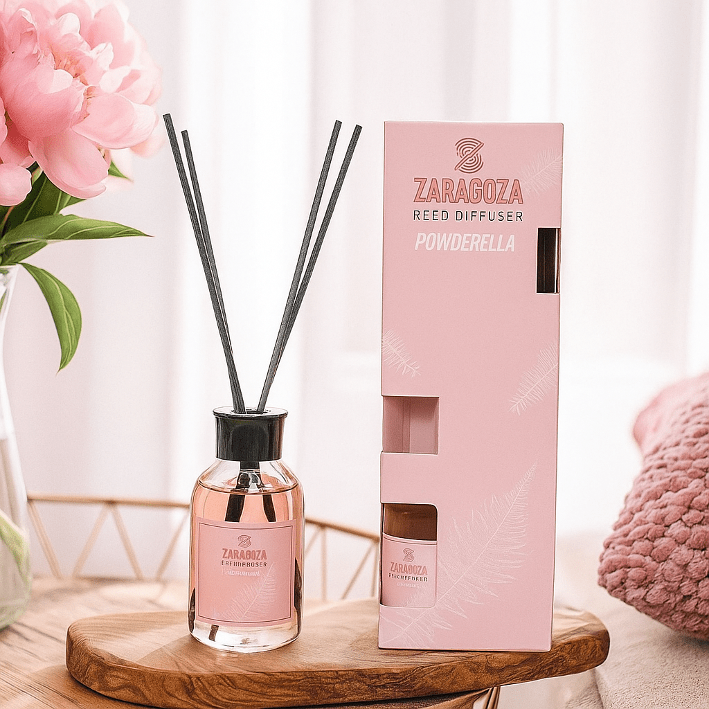 Mirisni difuzor s drvenim štapićima – Powderella - SAMO KLIKNI