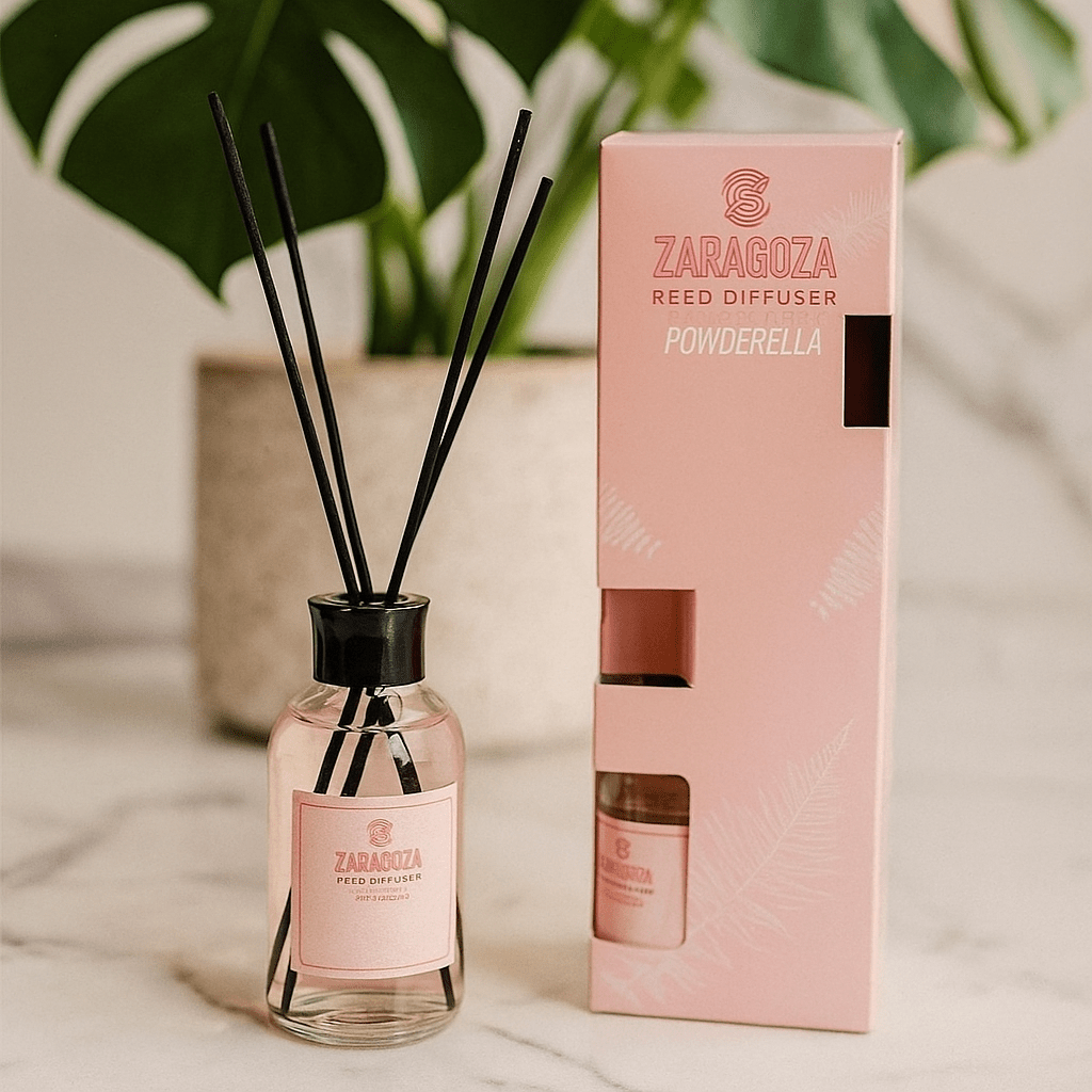 Mirisni difuzor s drvenim štapićima – Powderella - SAMO KLIKNI