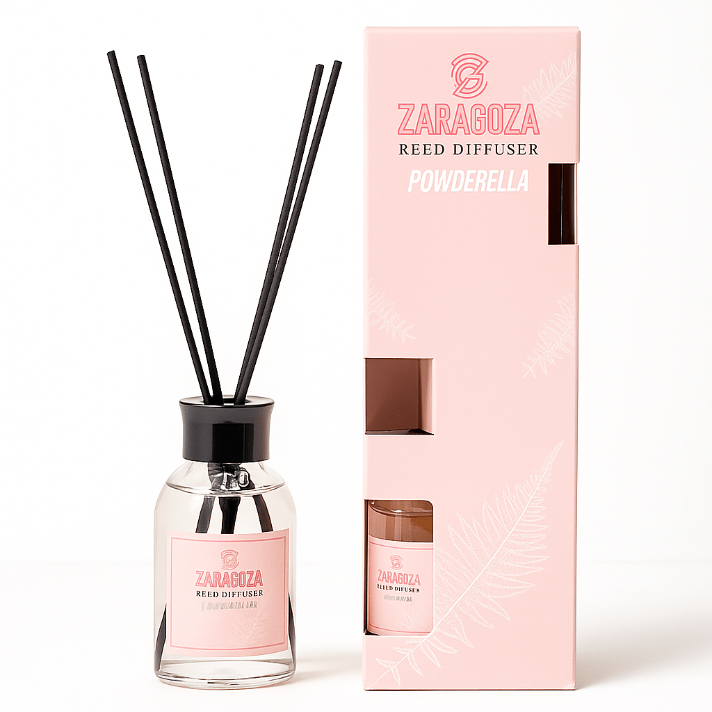 Mirisni difuzor s drvenim štapićima – Powderella - SAMO KLIKNI
