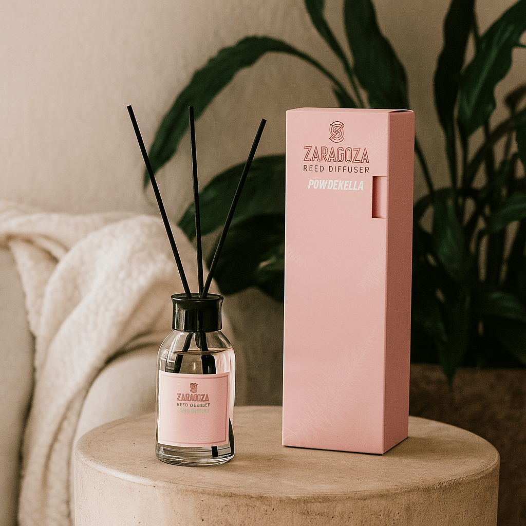 Mirisni difuzor s drvenim štapićima – Powderella - SAMO KLIKNI