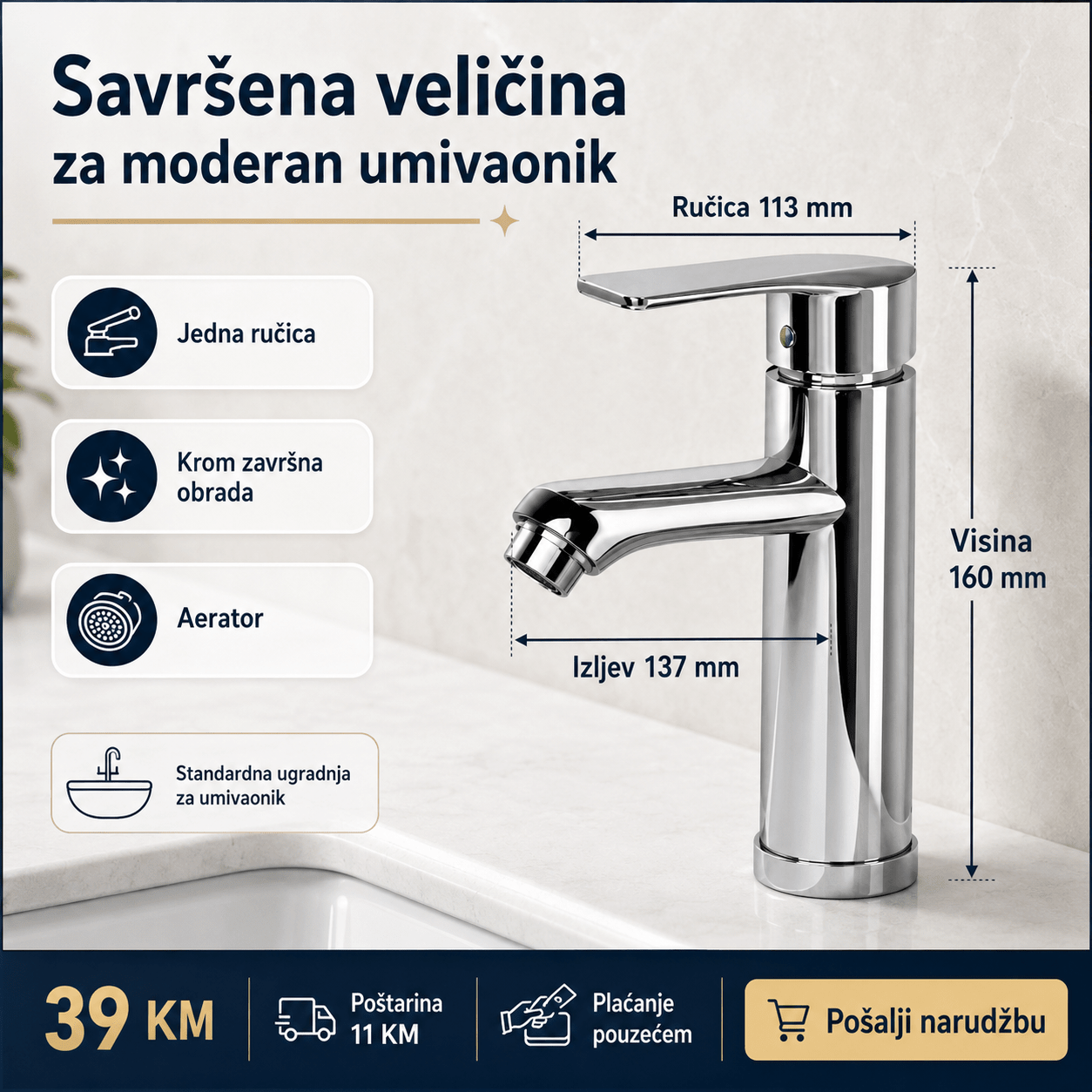 Moderna Kupaonska Česma – – – slika 5
