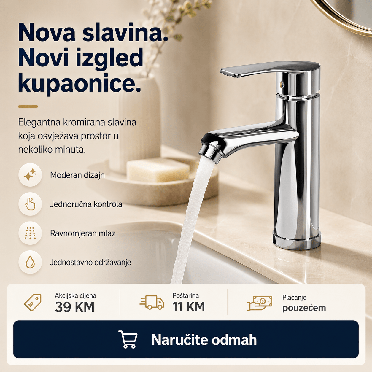 Moderna Kupaonska Česma – – – slika 2