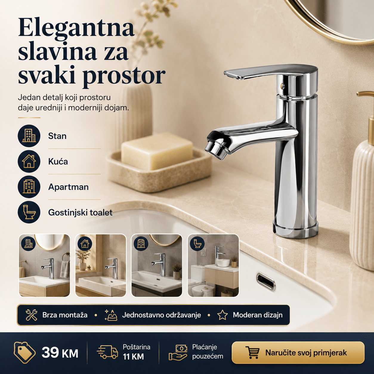 Moderna Kupaonska Česma – – – slika 8