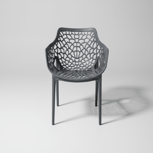 Moderna Vrtna Stolica – Vanjski namještaj – Siva Univerzalna – slika 1