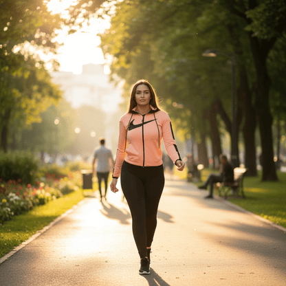 Moderna Ženska Trenirka – Dinja/Crna – Ženska trenirka – M Dinja/Crna – slika 2