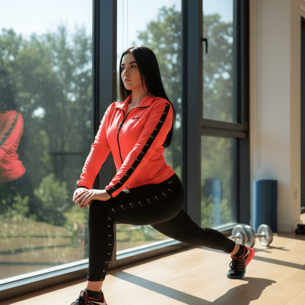 Moderni Ženski Sportski Komplet – Sportska odjeća – S – slika 3