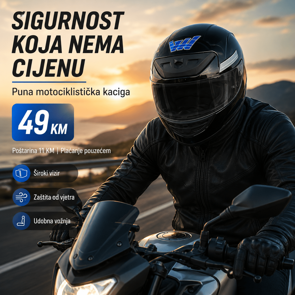 Motociklistička Kaciga – – – slika 7