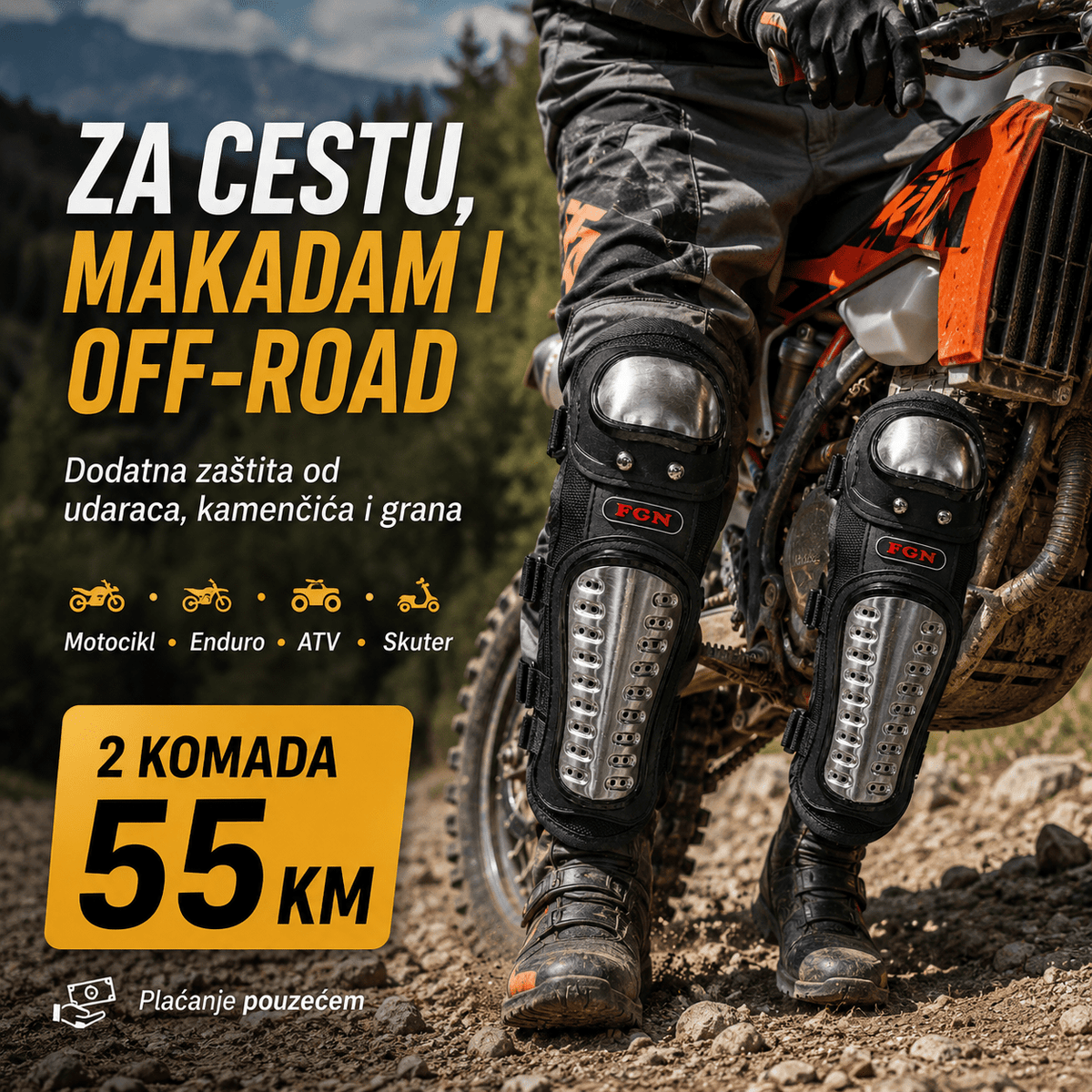 Motociklistički Štitnici za Koljena – – – slika 6