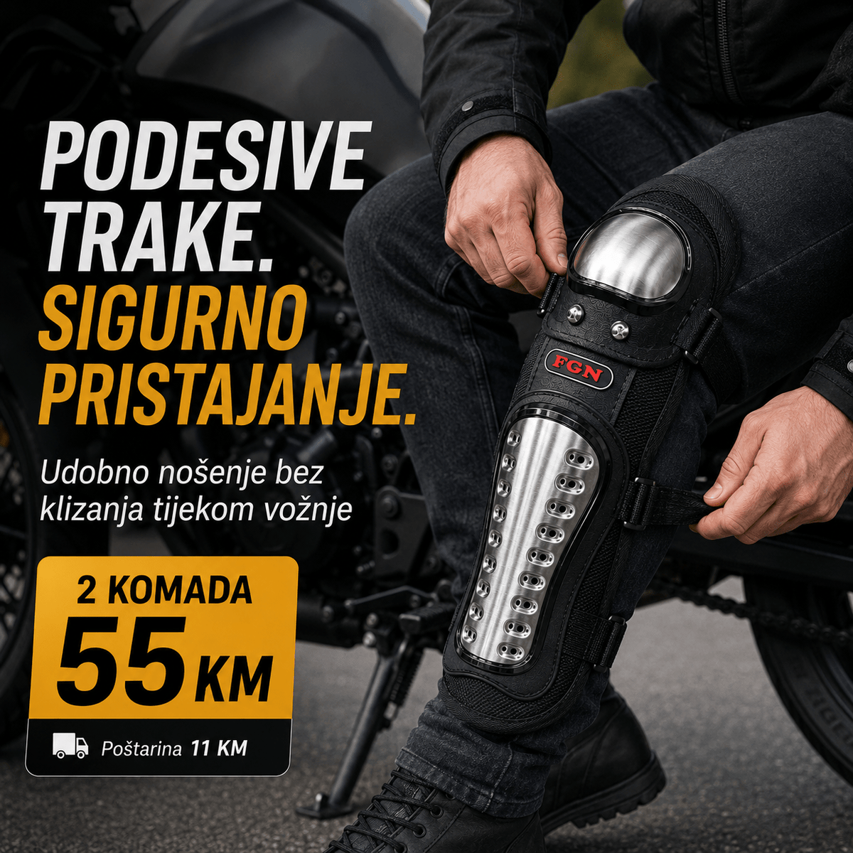 Motociklistički Štitnici za Koljena – – – slika 3