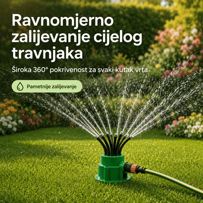 Multifunkcionalna 360° Prskalica za Zalijevanje Vrtova – Uređenje Bašte i Dvorišta – – slika 6