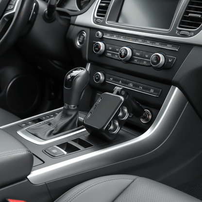Multifunkcionalni Auto Adapter 100W sa 2 Utičnice i USB Portovima – Auto oprema – Crna – slika 3