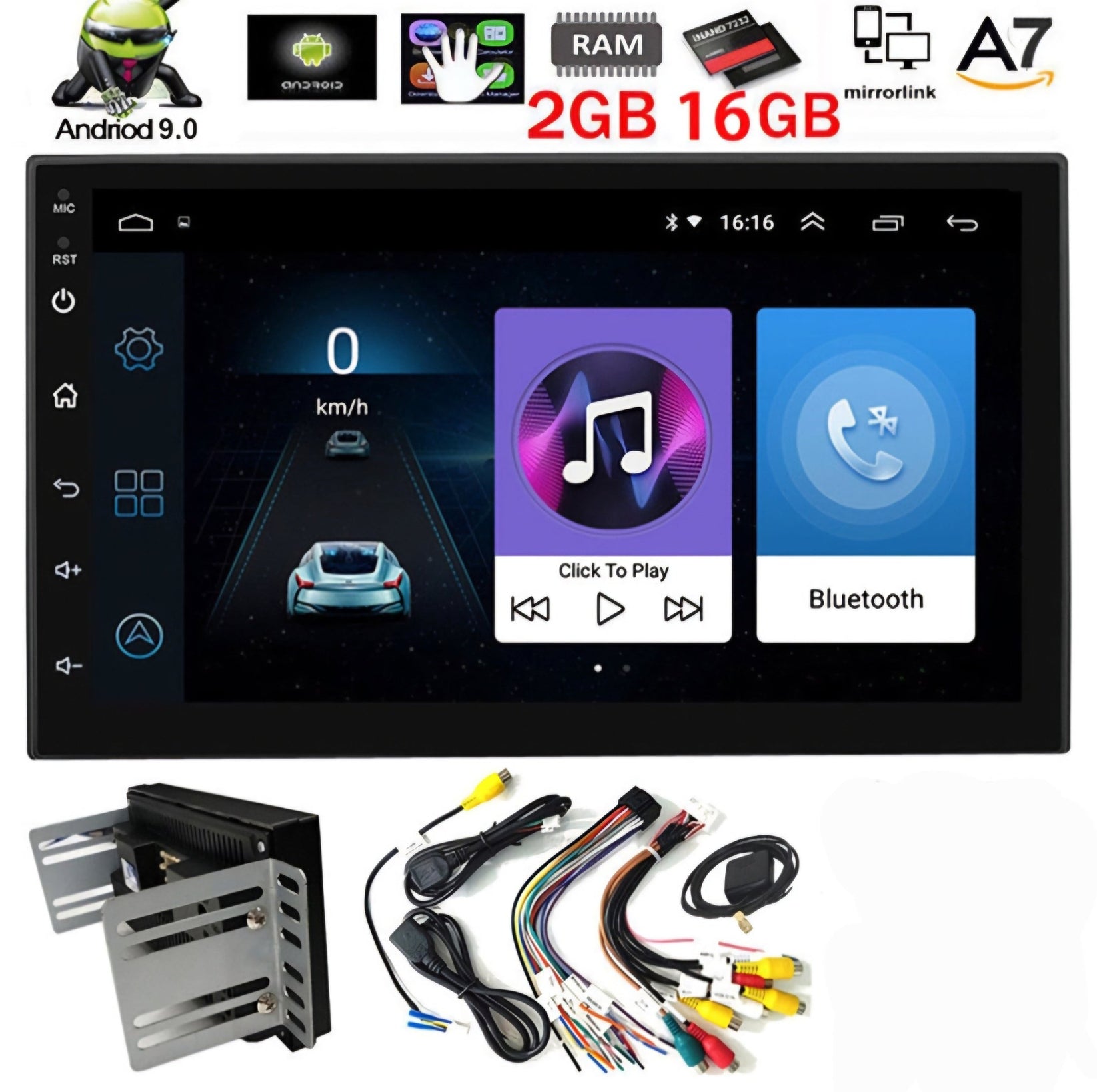 Multimedijski Android Auto Radio 7″ – – – slika 3