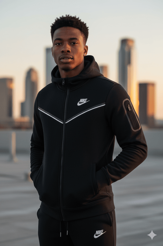 Muška Crna Sportska Trenerka - SAMO KLIKNI