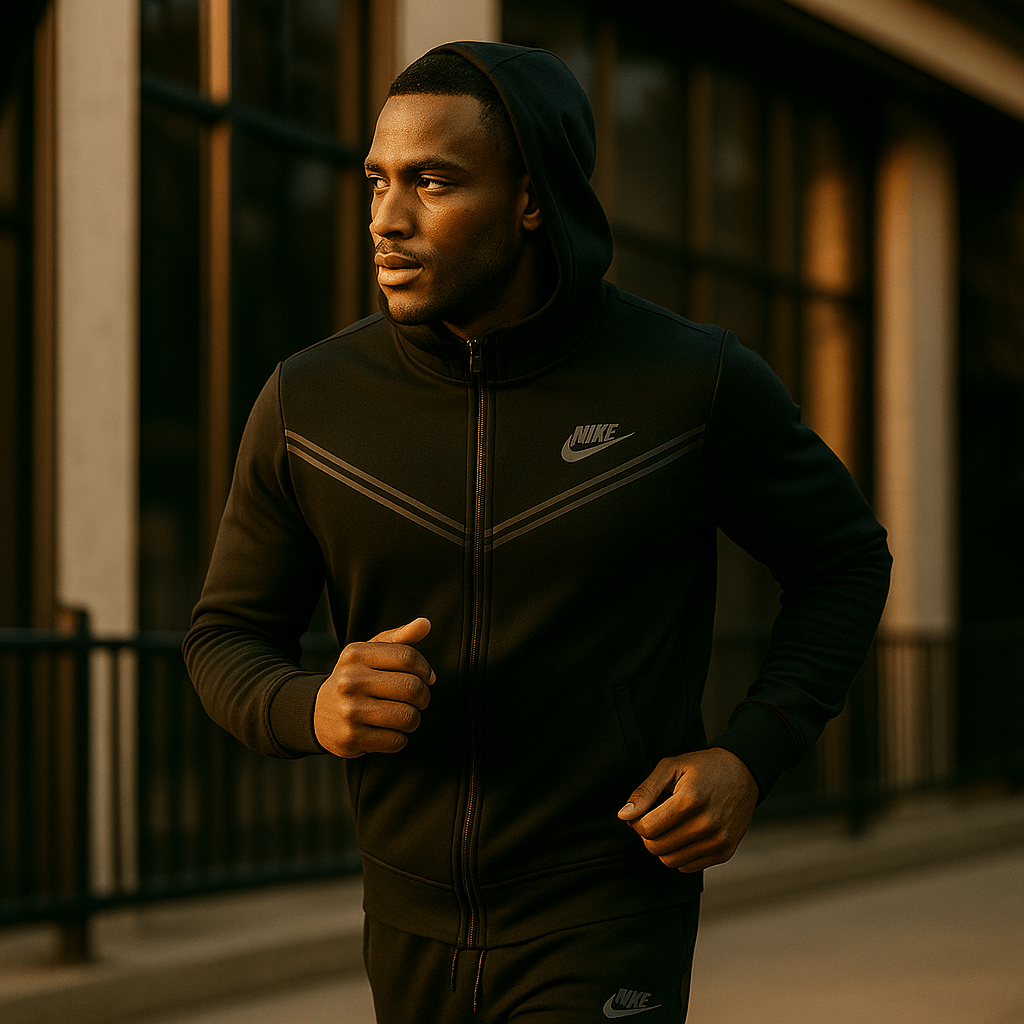 Muška crna trenerka – – S – slika 5