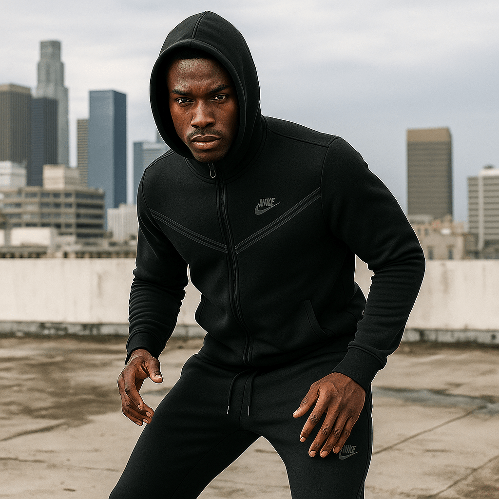 Muška crna trenerka – – S – slika 3