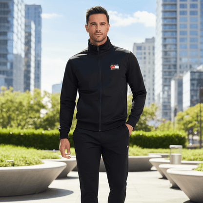 Muška Crna Trenirka Set – Muška Odjeća – Crna S – slika 1