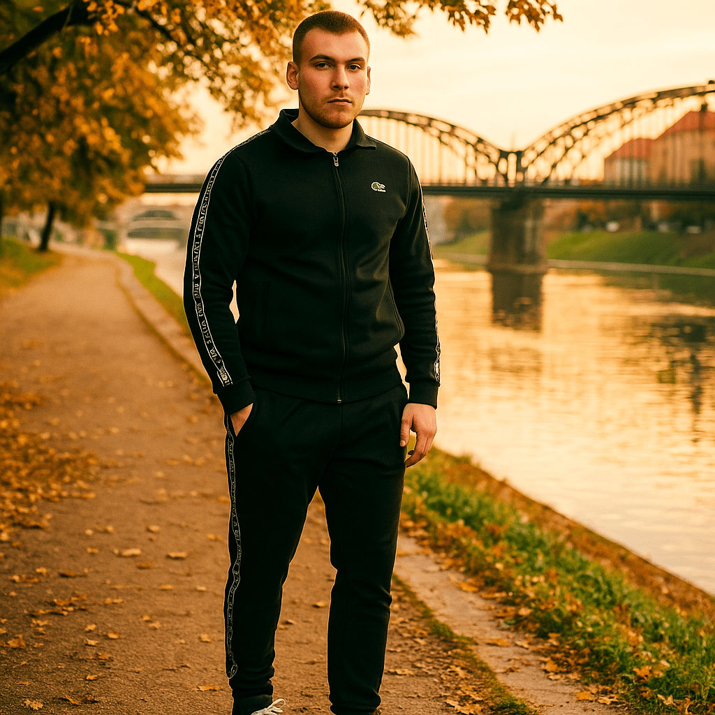 Muška Premium Crna Trenirka - SAMO KLIKNI