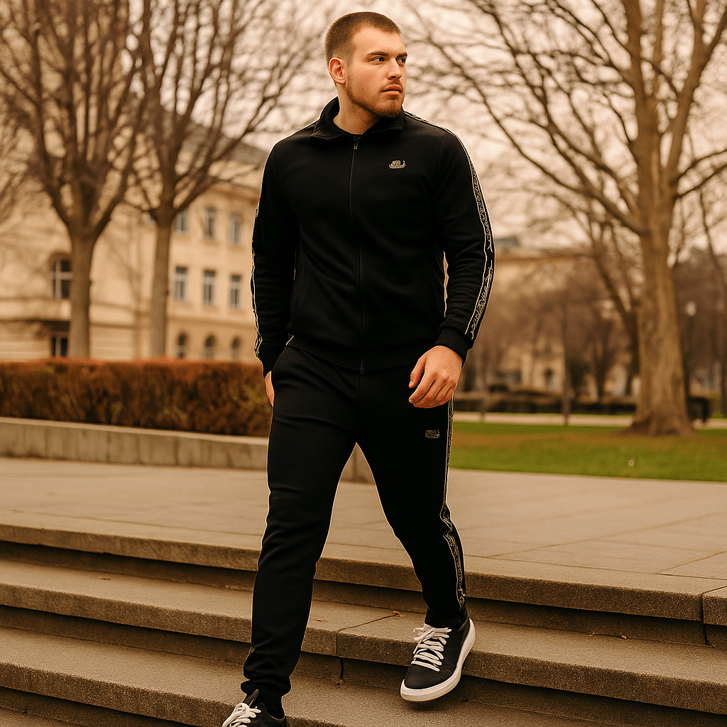 Muška Premium Crna Trenirka - SAMO KLIKNI