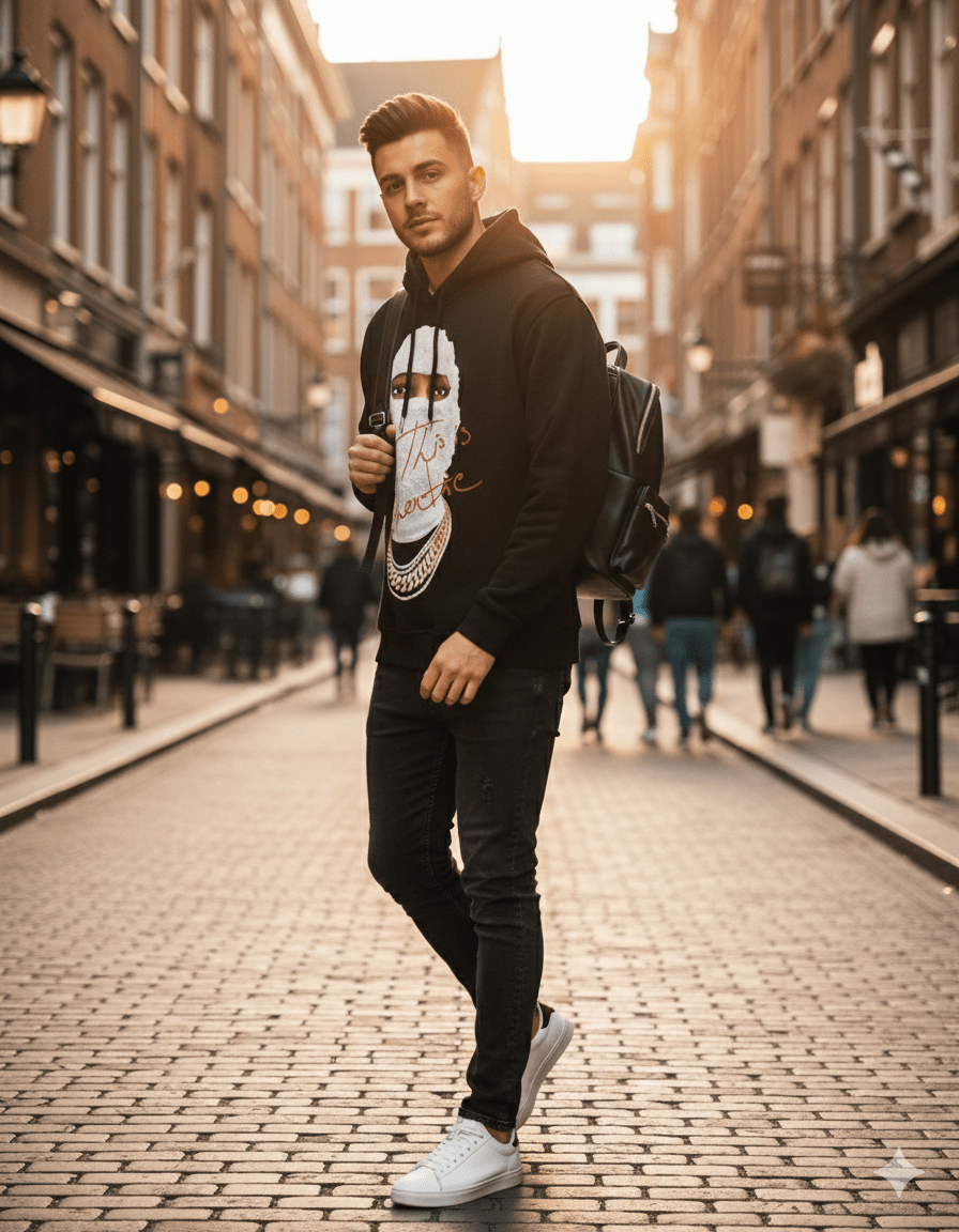 Muška Premium Hoodica – – M – slika 4