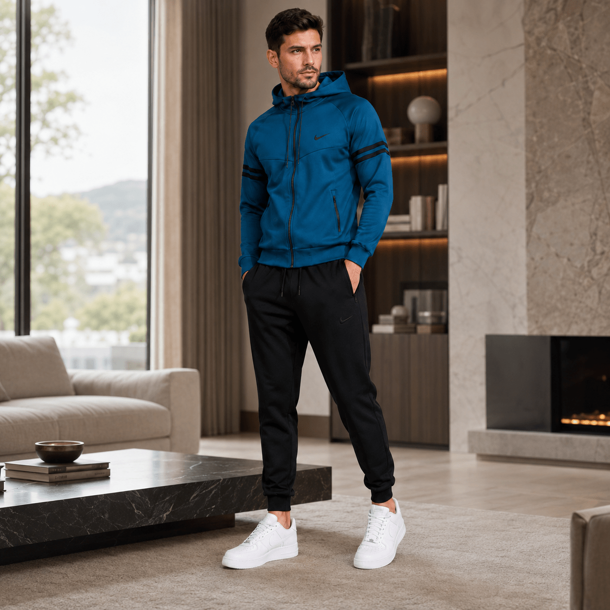 Muška Premium Trenerka – – 3XL – slika 4