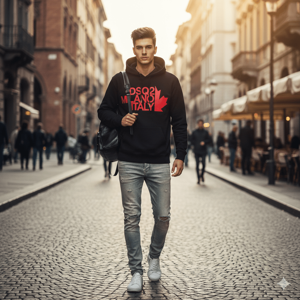 Muška streetwear Hoodica – – M – slika 3