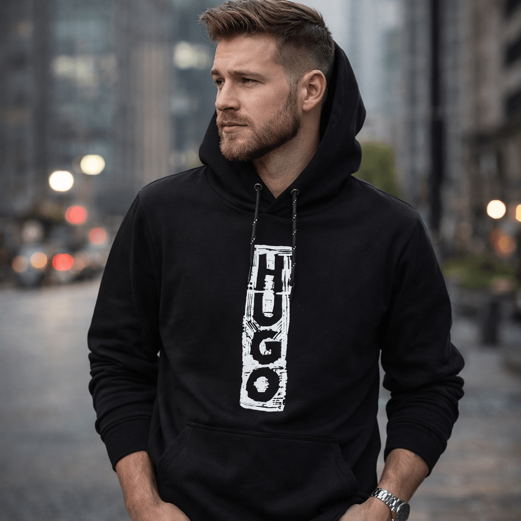 Muška streetwear HOODICA – – M Crna – slika 2