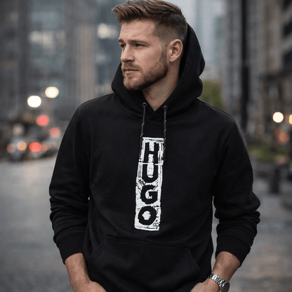 Muška streetwear HOODICA – – M Crna – slika 2