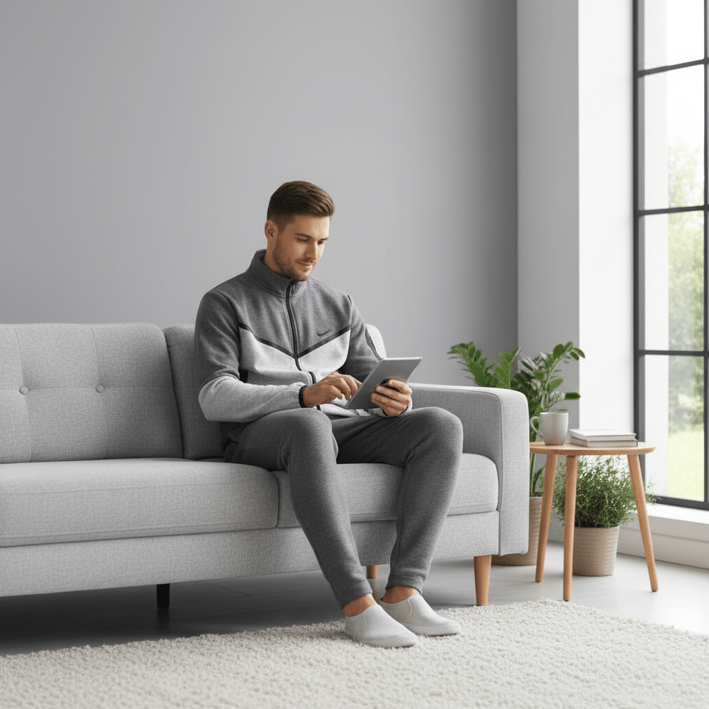 Muška Tech Fleece Trenirka – Trenirke – S – slika 4