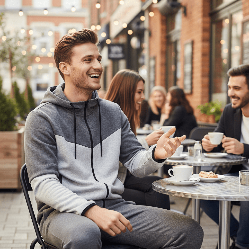 Muška Tech Fleece Trenirka – Trenirke – S – slika 5