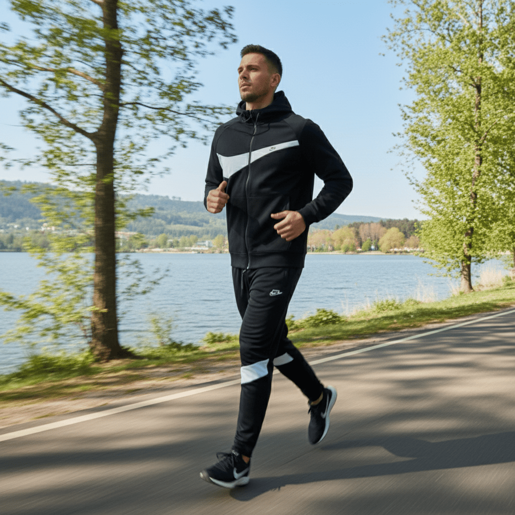 Muška Trenerka Crna - Komplet Gornji i Donji Dio – Trenerke – S – slika 3