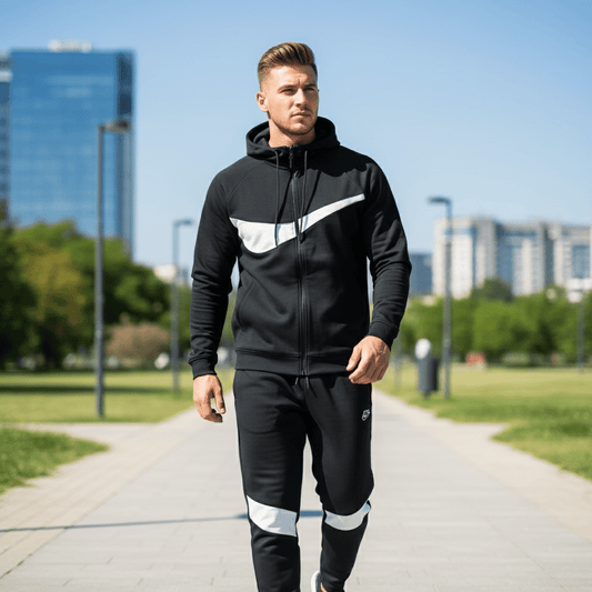 Muška Trenerka Crna - Komplet Gornji i Donji Dio – Trenerke – S – slika 1