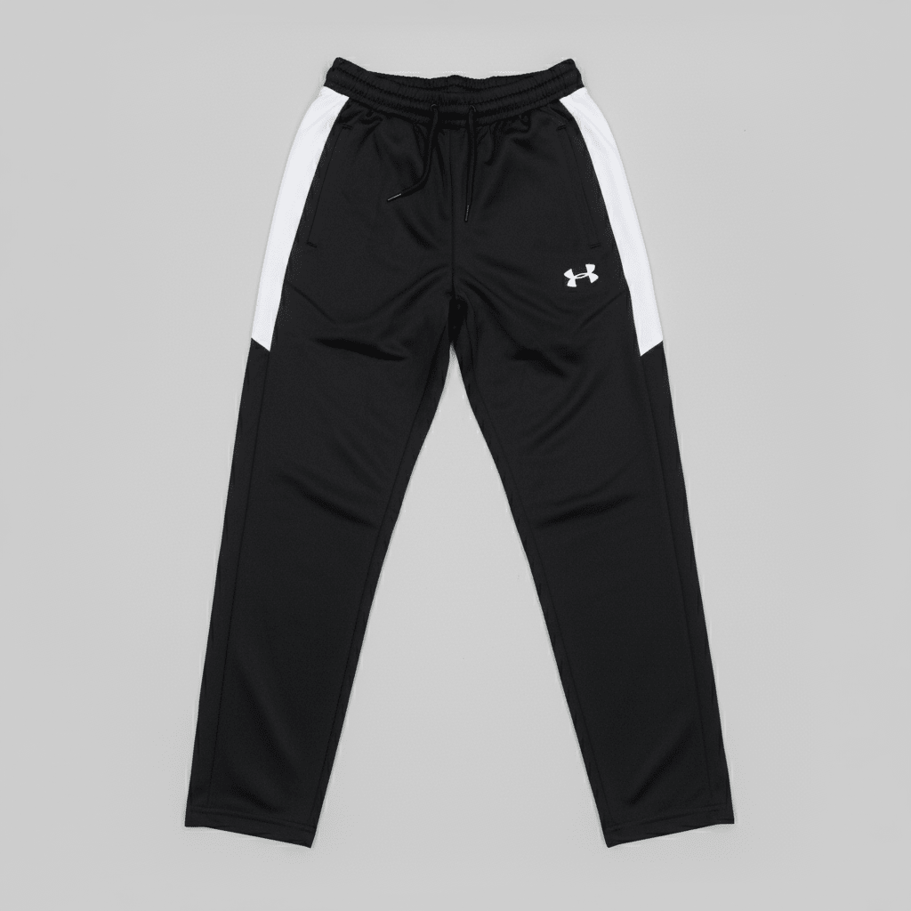 Muška Trenerka Donji Dio - Crno - Bijeli Stil sa Sportskim Logom – Sportska odjeća – S – slika 3