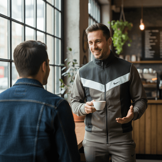 Muška Trenerka - Elegantni Sportski Komplet – Muške Trenerke – S – slika 1