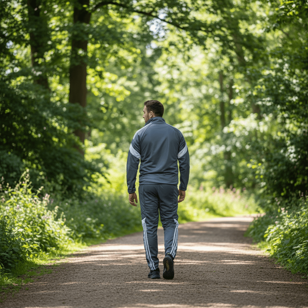 Muška Trenerka sa Bijelim Prugama - Udobnost i Stil za Svaki Dan – Sportska odjeća – M Siva – slika 2