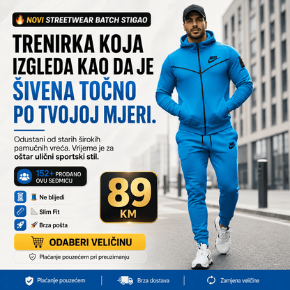 Muška trenirka u modernom sportskom stilu – Trenerke i Sportska Odjeća – S – slika 3
