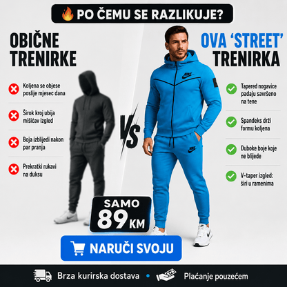 Muška trenirka u modernom sportskom stilu – Trenerke i Sportska Odjeća – S – slika 5