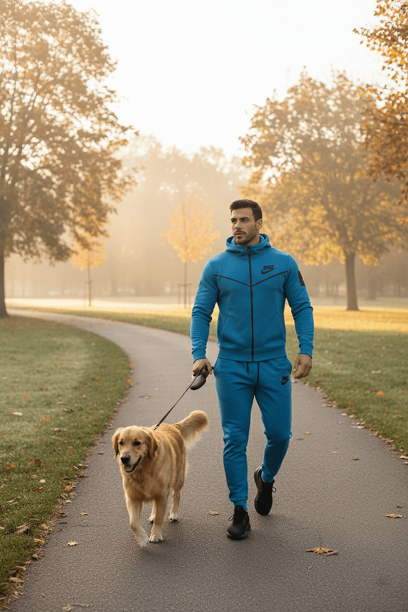 Muška trenirka u modernom sportskom stilu - SAMO KLIKNI