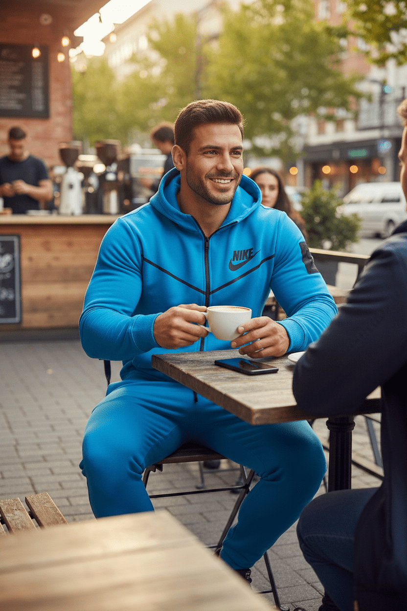 Muška trenirka u modernom sportskom stilu - SAMO KLIKNI