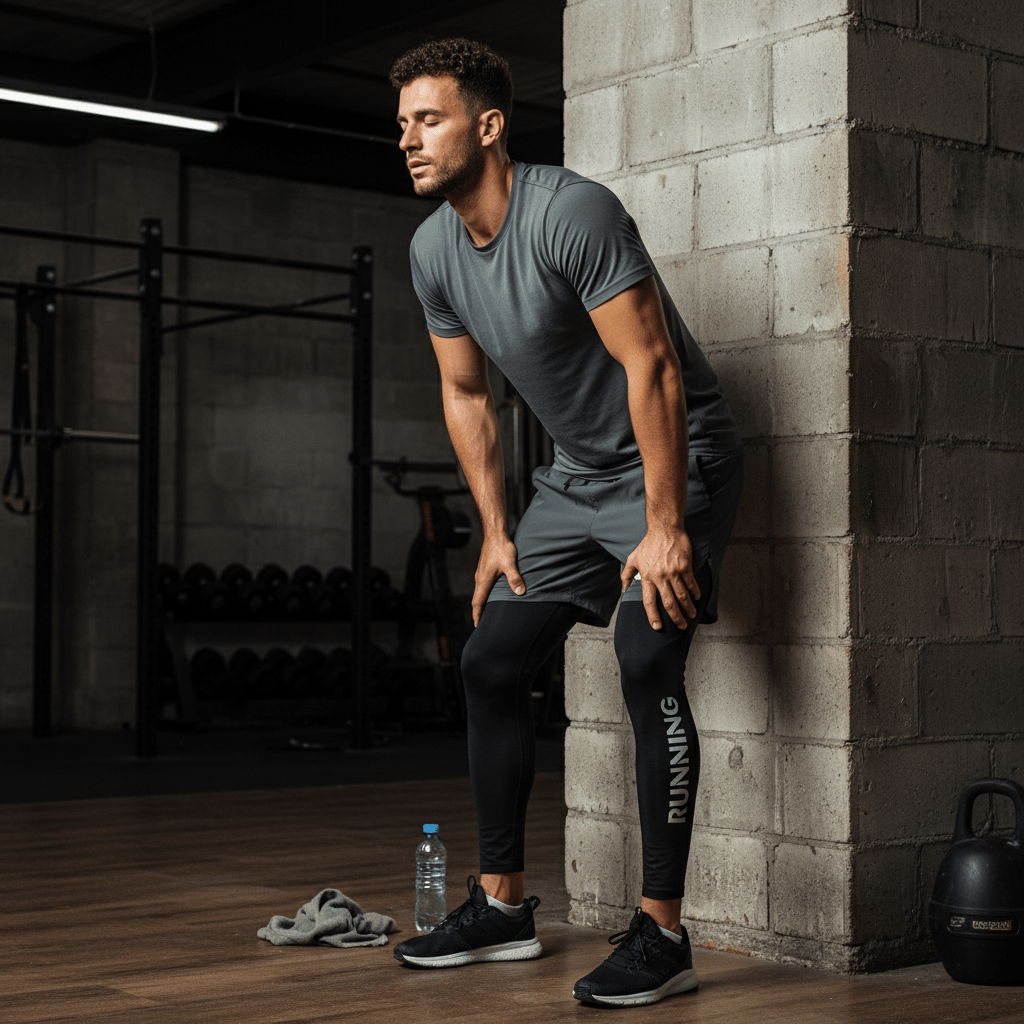 Muške 2 - u - 1 Sportske Hlače s Tajicama za Trčanje – Sportske Hlače i Tajice – S – slika 6