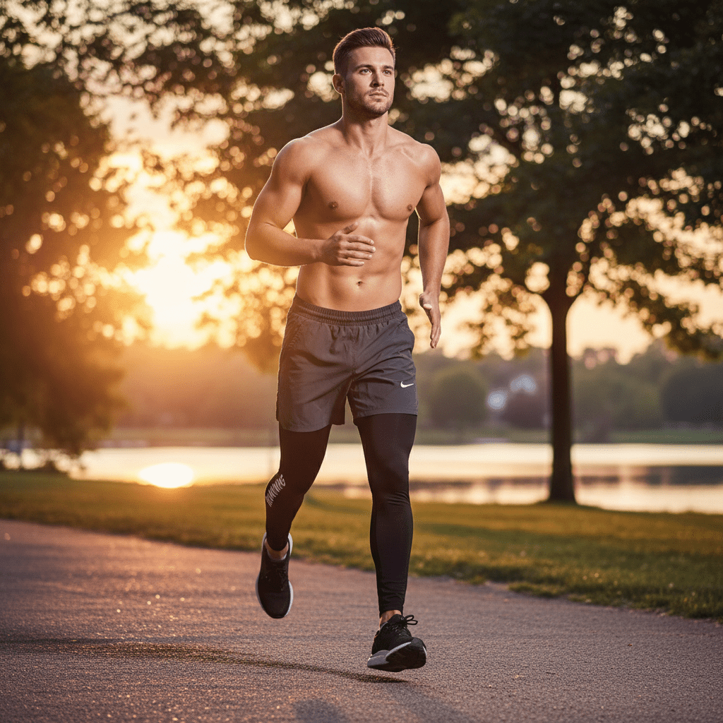 Muške 2 - u - 1 Sportske Hlače s Tajicama za Trčanje – Sportske Hlače i Tajice – S – slika 1