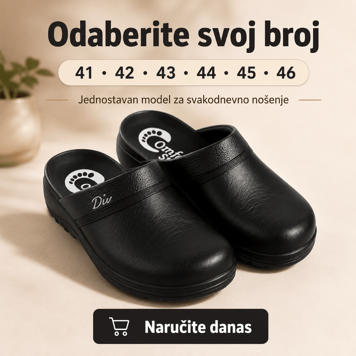 Muške anatomske klompe – Obuća i Papuče – 41 – slika 2