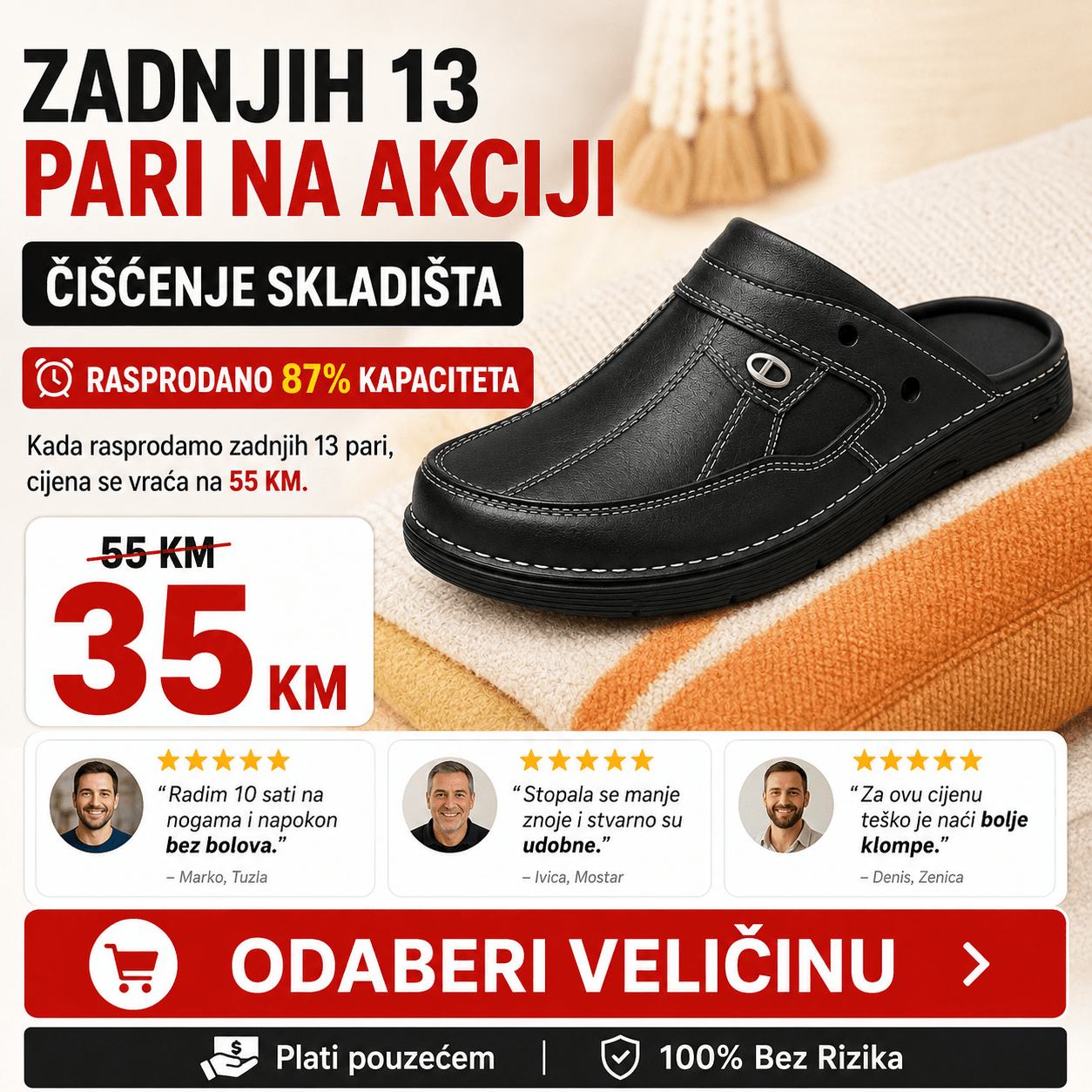 Muške anatomske natikače – Obuća i Papuče – 41 – slika 6