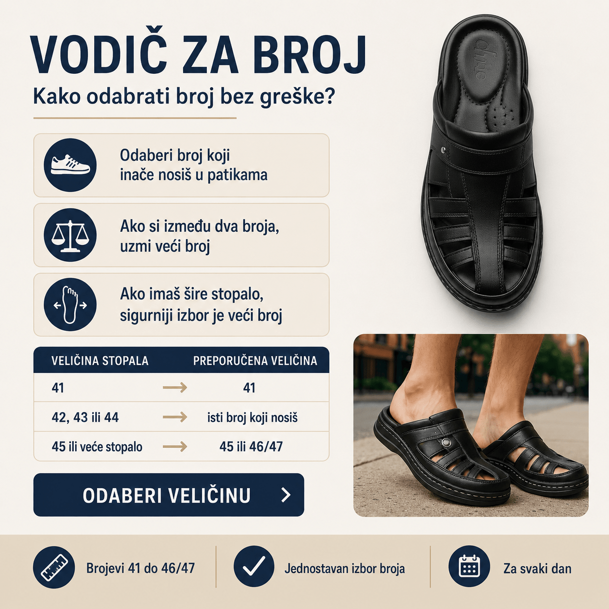 Muške anatomske natikače – Obuća i Papuče – 42 – slika 4