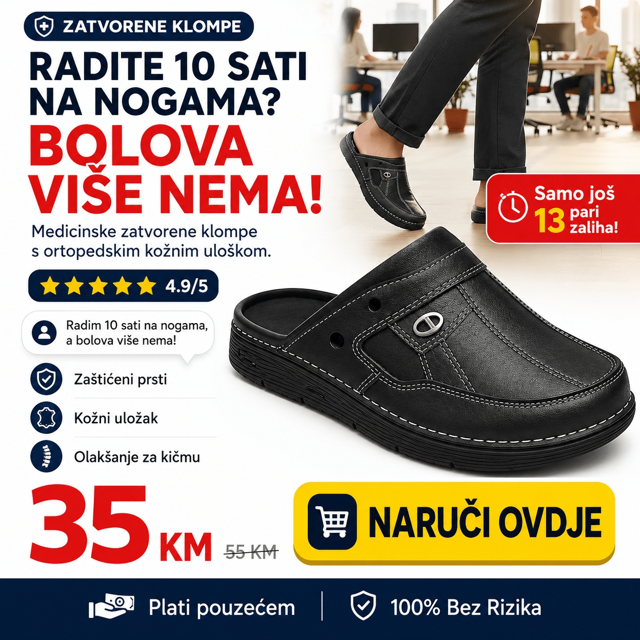 Muške anatomske natikače – Obuća i Papuče – 41 – slika 2