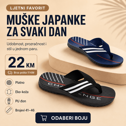 Muške japanke – – Crne 41 – slika 3