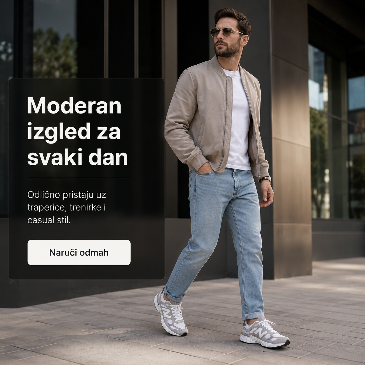 Muške Premium Lifestyle Tenisice – Sivo-Bijele – prikaz 4