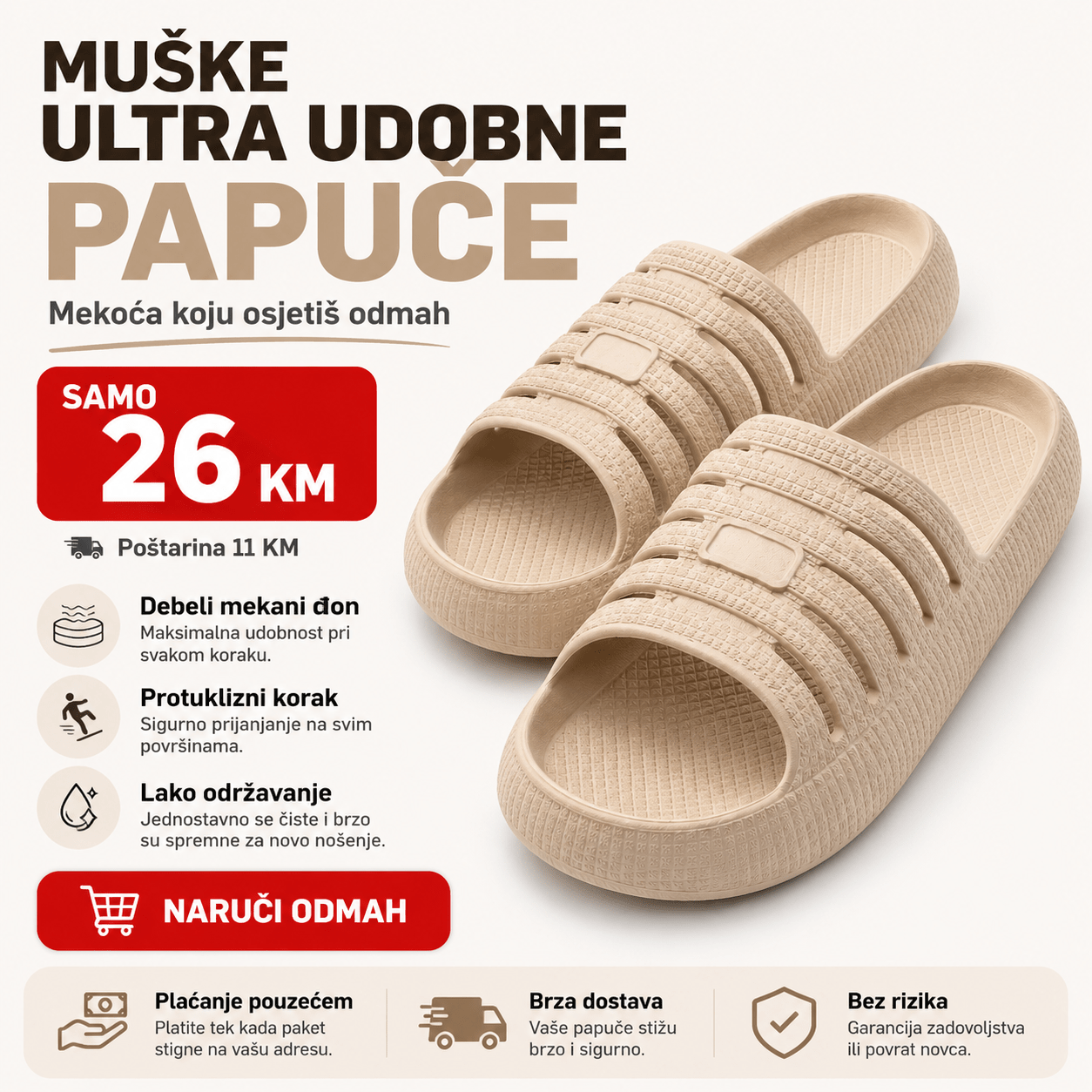 Muške Ljetne Papuče Veliki Brojevi – – 44 – slika 6