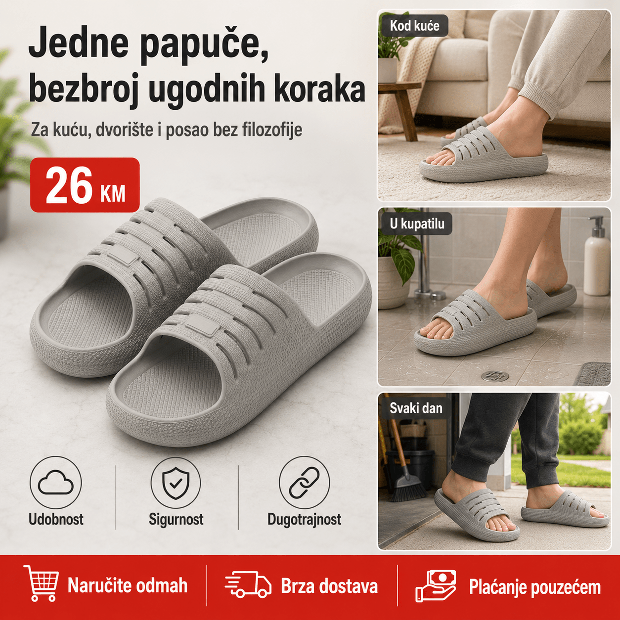Muške Ljetne Papuče Veliki Brojevi – – 44 – slika 5