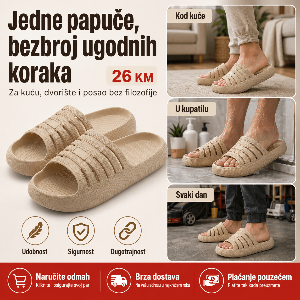 Muške Ljetne Papuče Veliki Brojevi – – 44 – slika 3